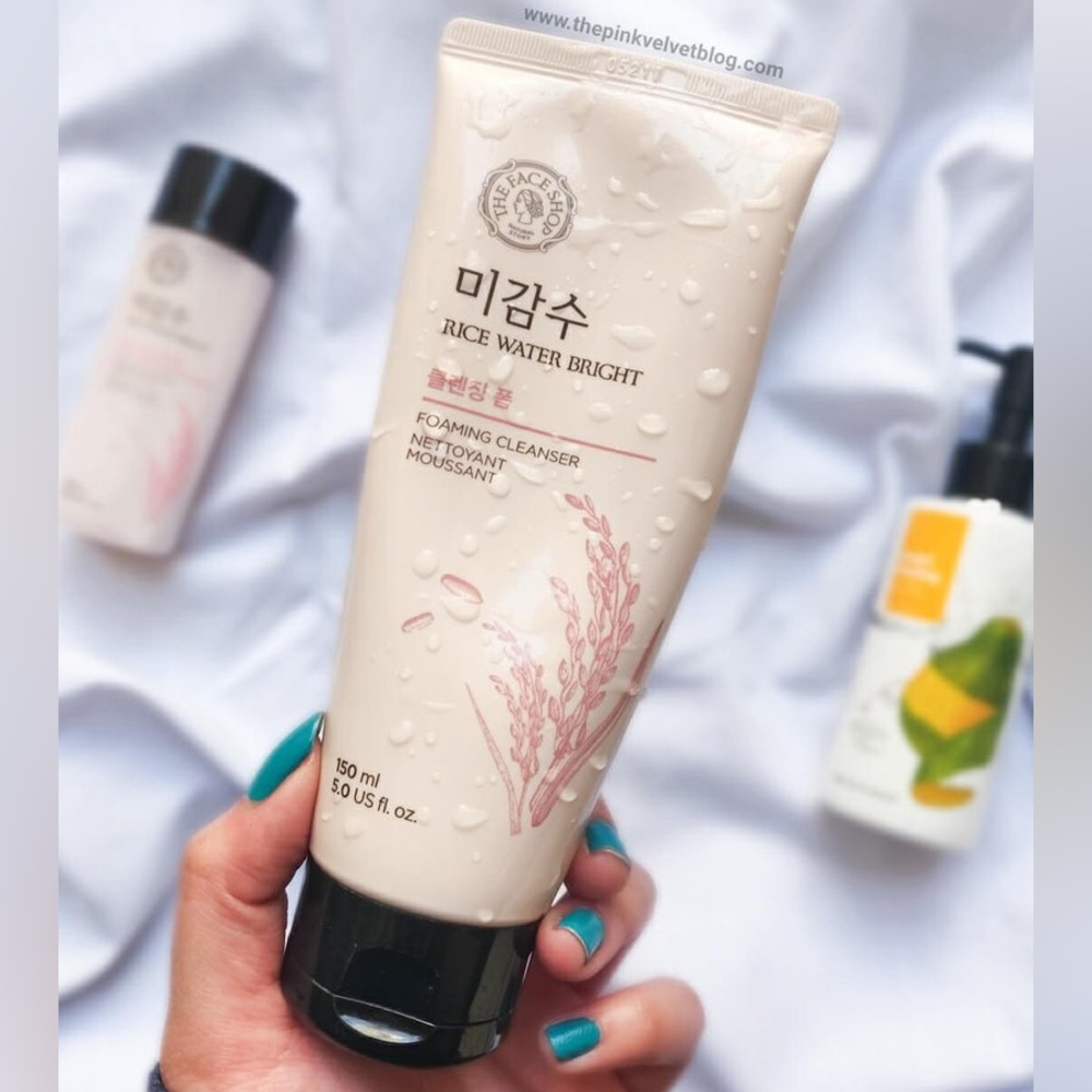 BRAND NEW The Face Shop Rice Water Bright Foaming Cleanser